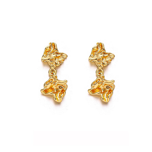 Golden Leaf Earrings