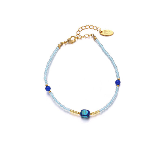 Blue Lotus Bracelet