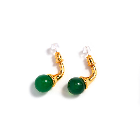 Green Goddess Earrings