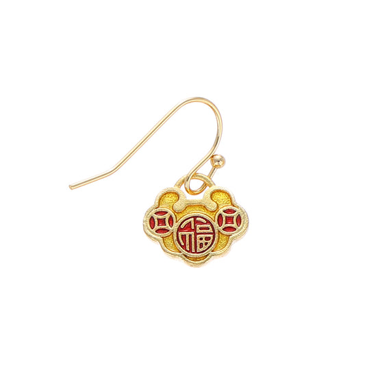 Longevity Lock Earrings