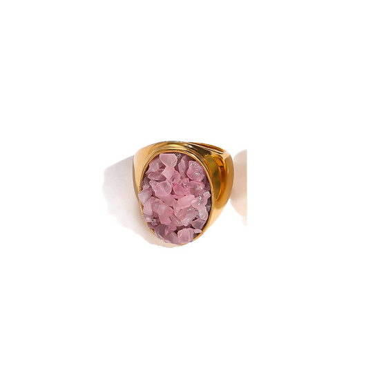 Rose Quartz Ring