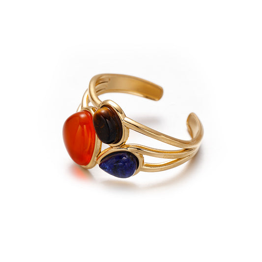 Sapphire Sunset Ring