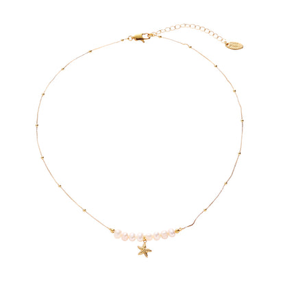 Sea Star Pearl Necklace